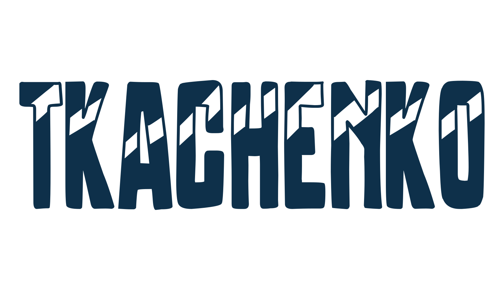 Tkachenko, decorative font preview