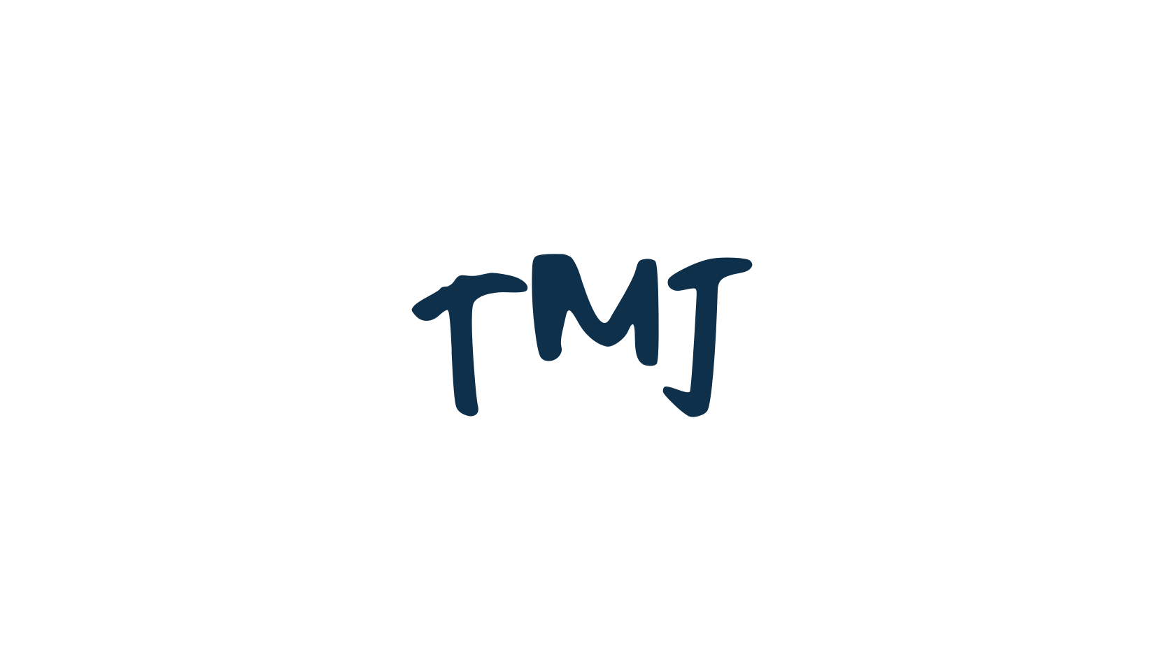 TMJ, script handwritten fancy decorative calligraphy font preview