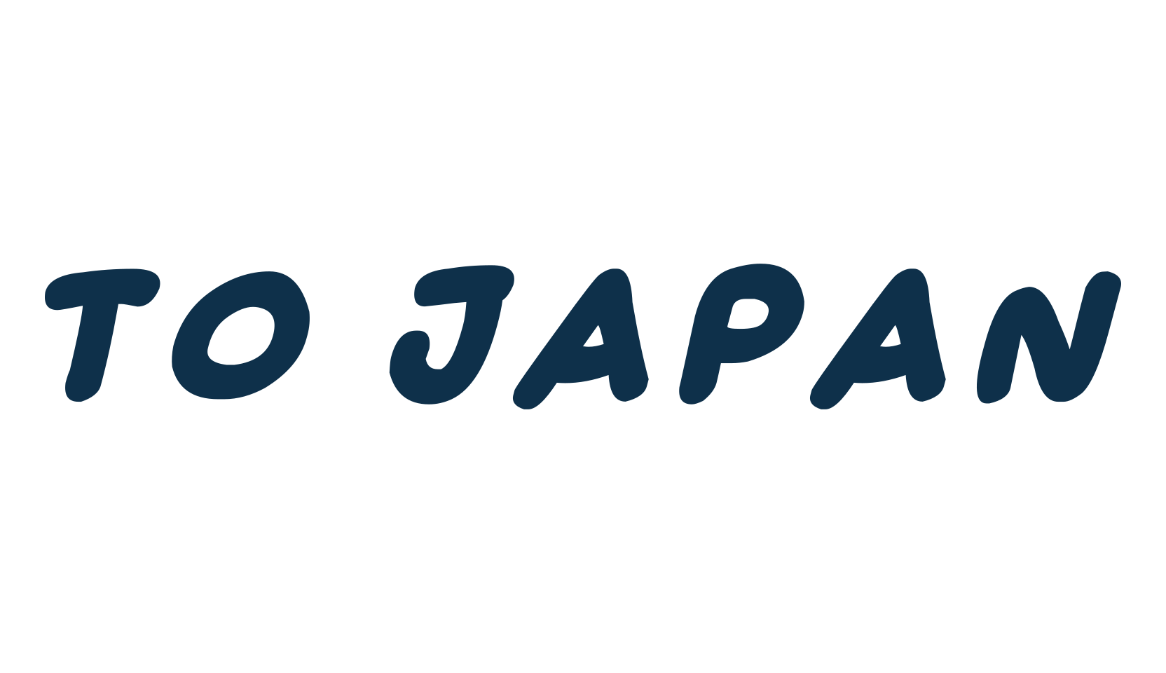 To Japan, fancy cartoon decorative font preview