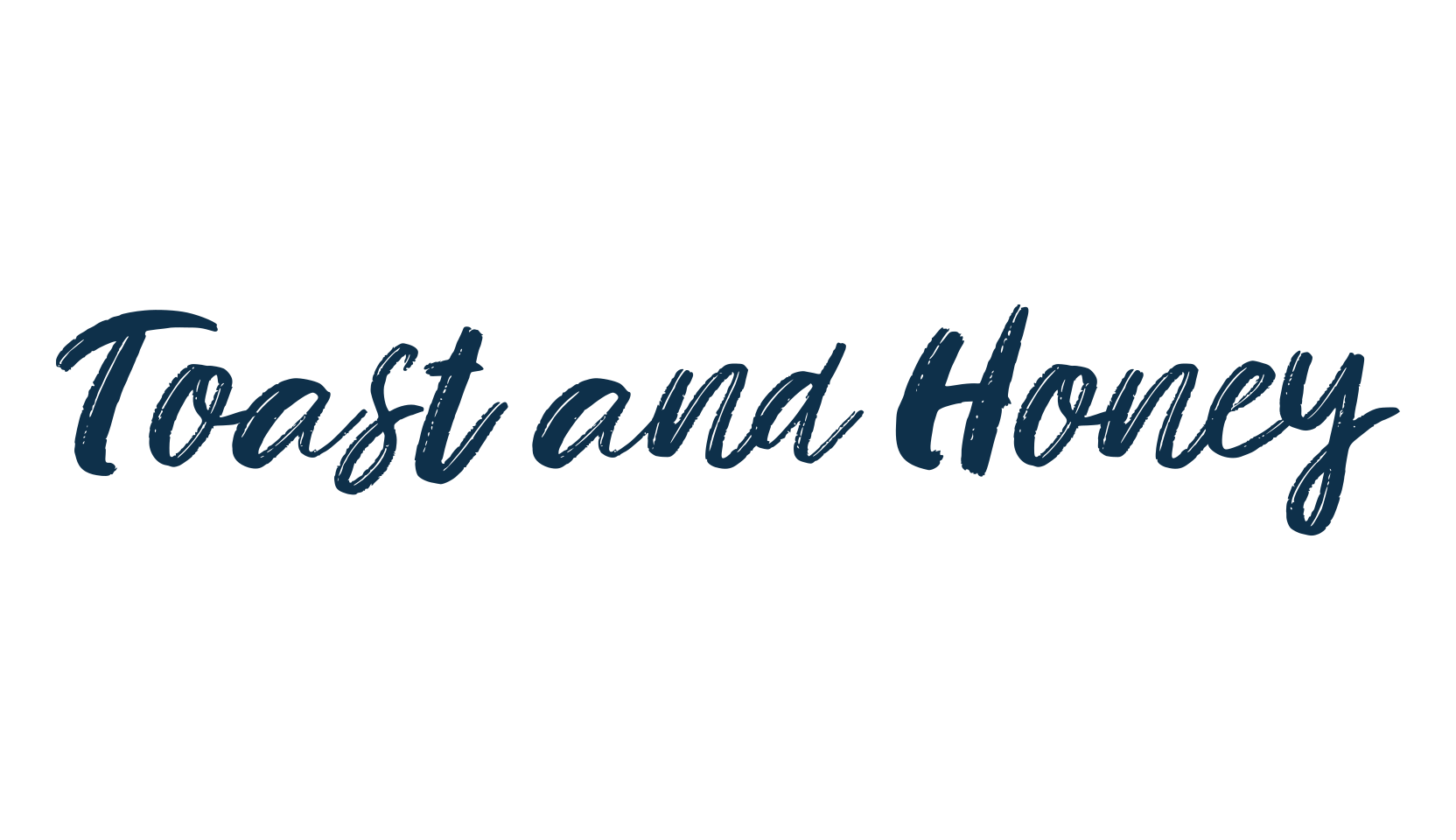 Toast and Honey, script brush fancy decorative calligraphy font preview