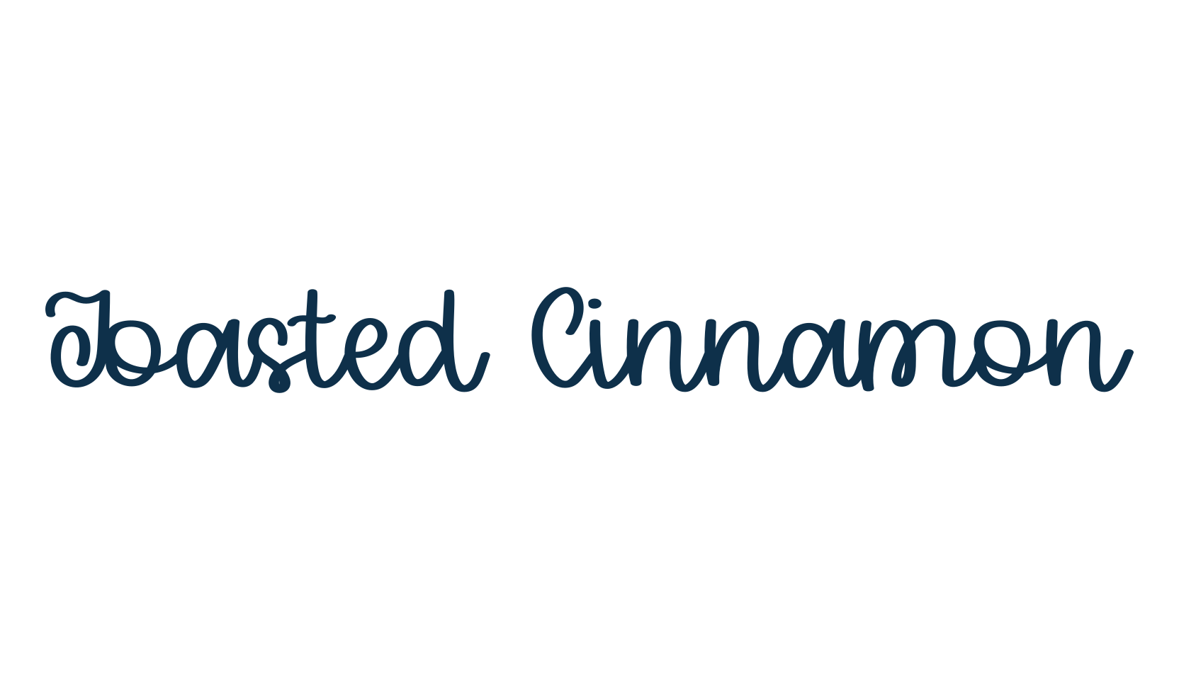 Toasted Cinnamon, fancy various decorative script calligraphy font preview
