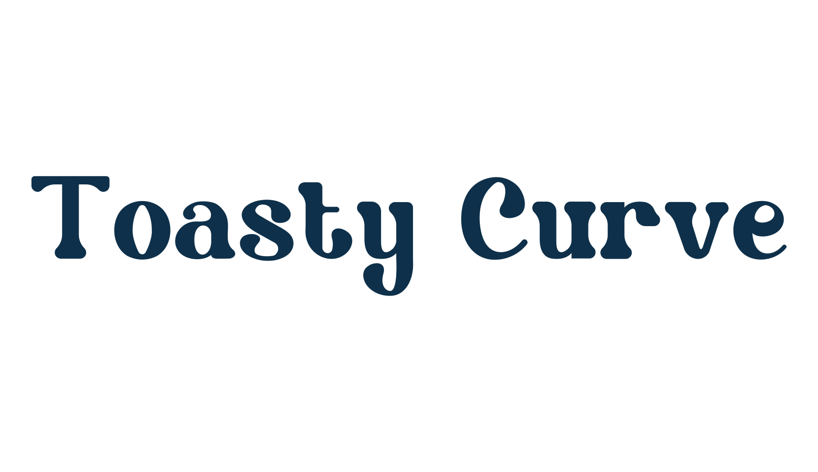 Toasty Curve, fancy decorative font preview