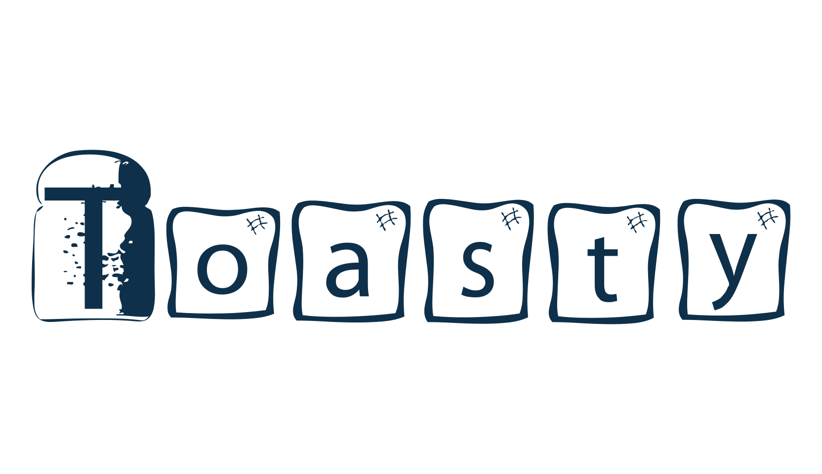 Toasty, decorative font preview