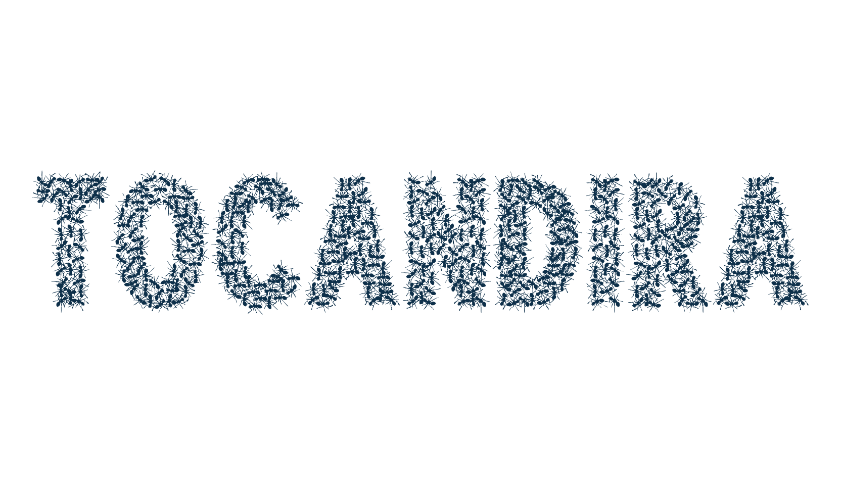 Tocandira, decorative font preview
