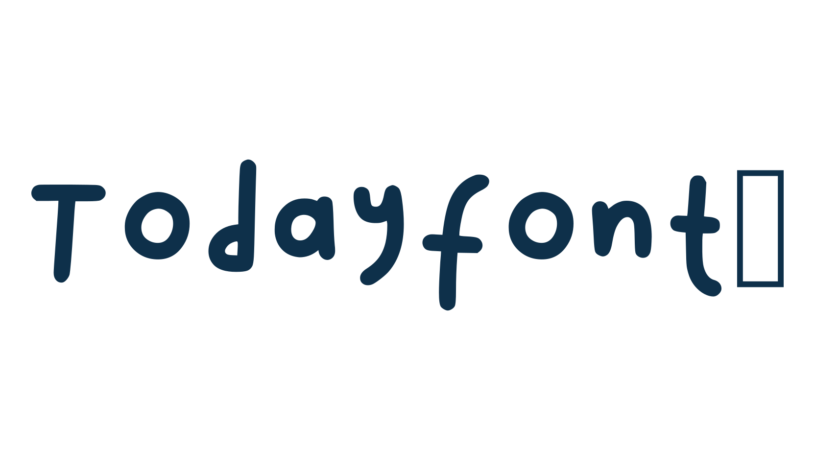 Todayfont1, script handwritten fancy decorative calligraphy font preview