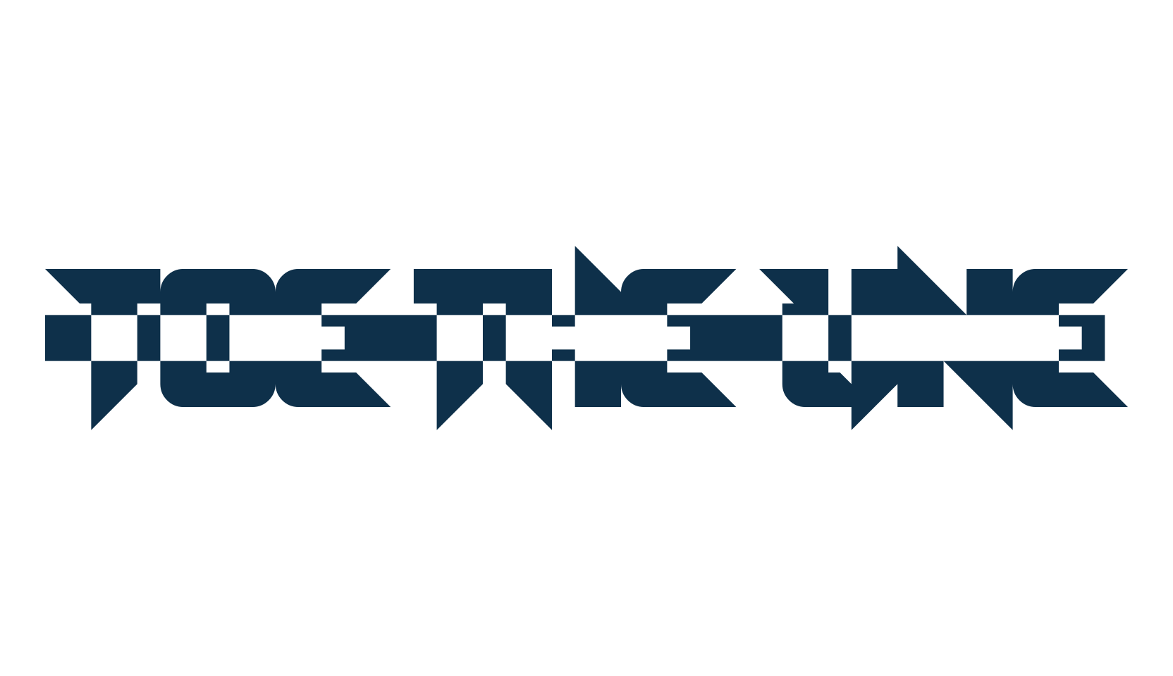 Toe the Line, modern font preview