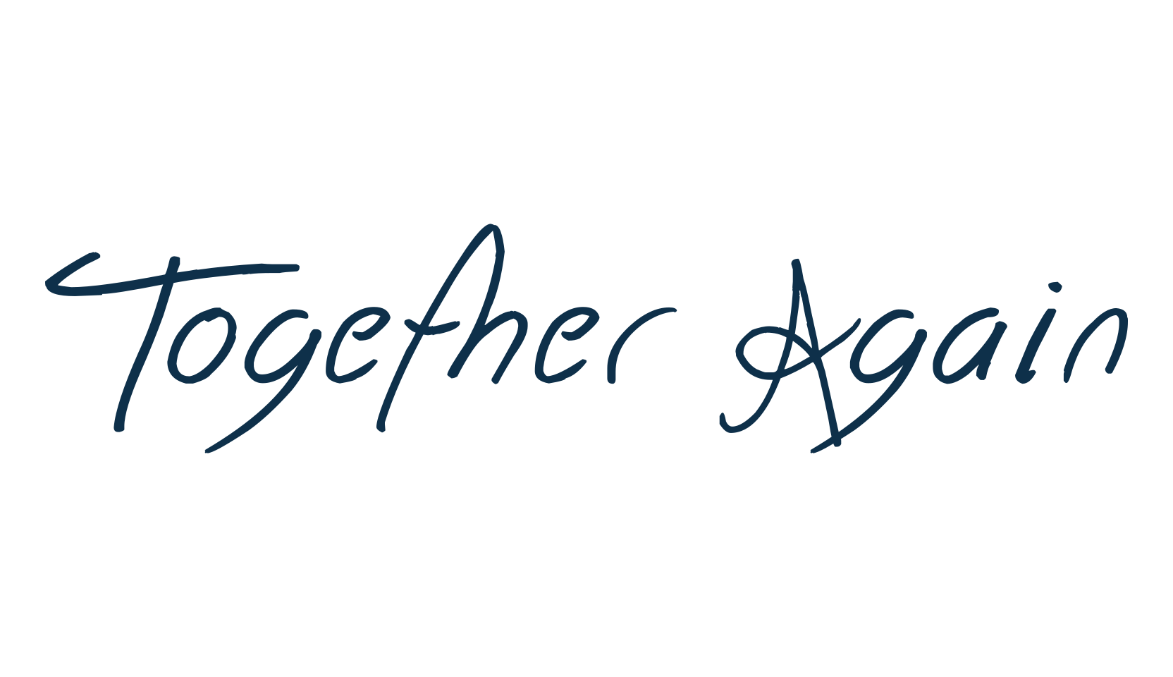 Together Again, script handwritten fancy decorative calligraphy font preview