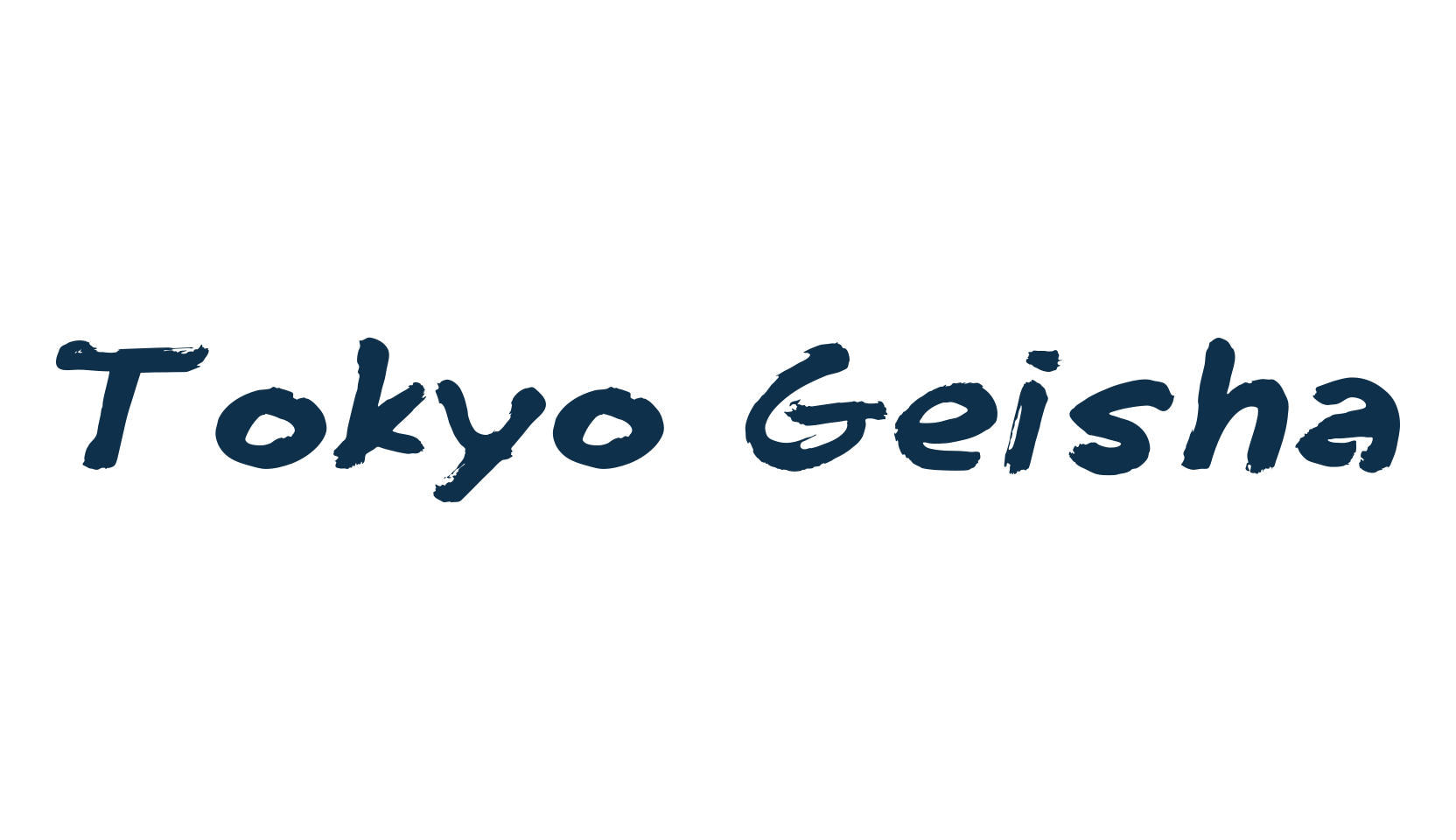 Tokyo Geisha, brush font preview