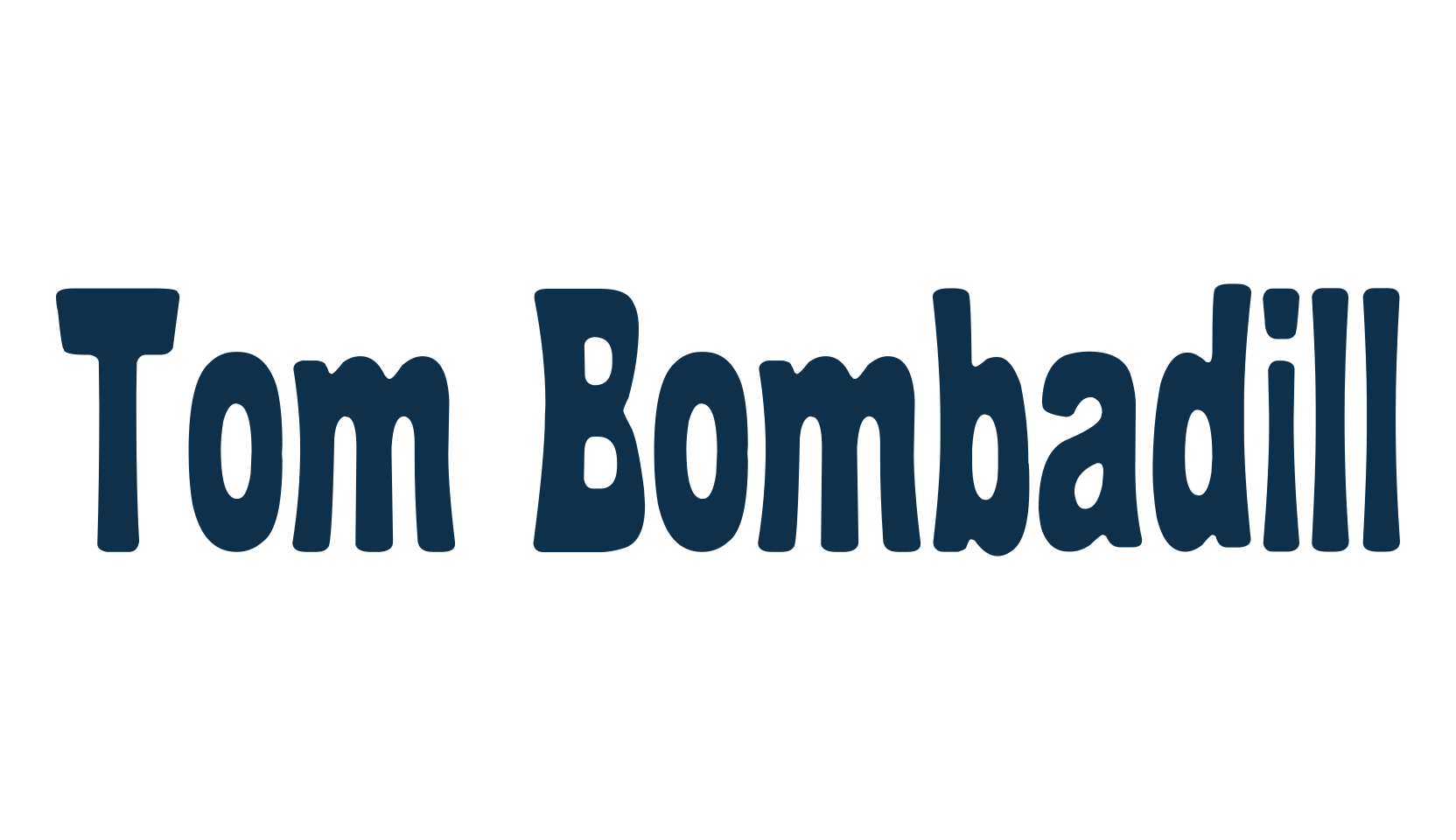 Tom Bombadill, various font preview