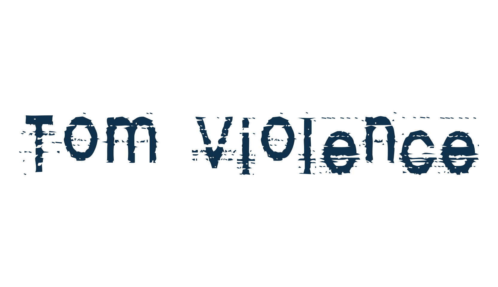 Tom Violence, destroy font preview