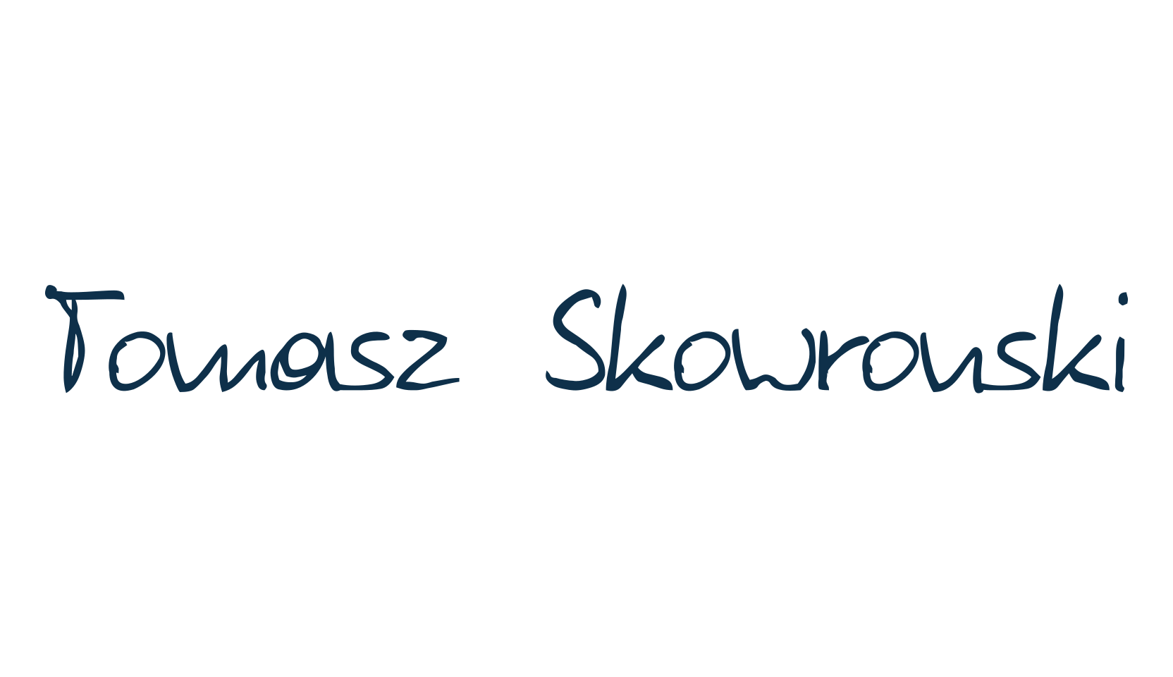 Tomasz Skowronski, script handwritten fancy decorative calligraphy font preview