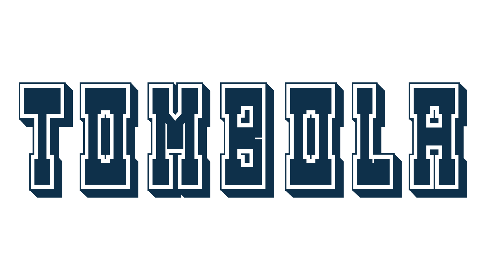 Tombola, fancy western decorative font preview