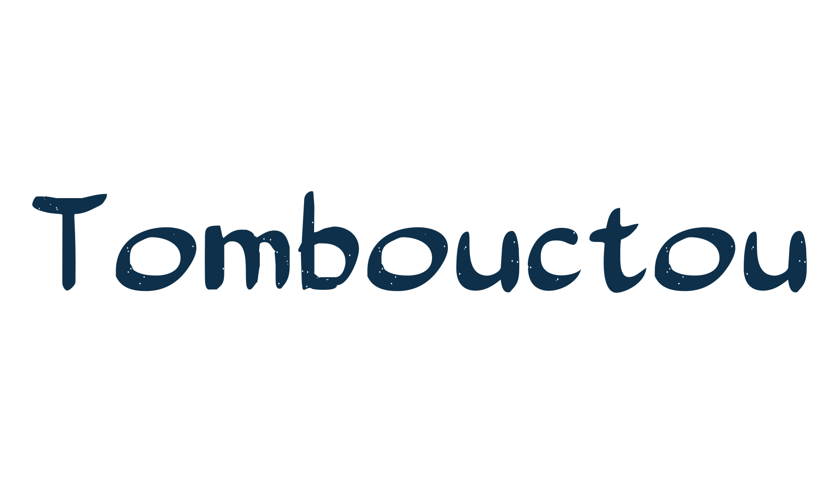 Tombouctou, various font preview