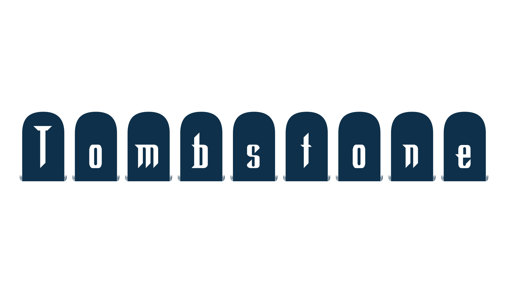 Tombstone (tombstone-2), fancy decorative font preview
