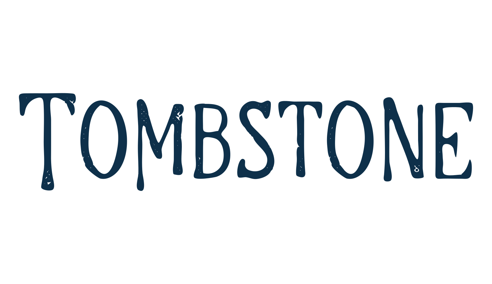 Tombstone (tombstone-3), fancy decorative font preview
