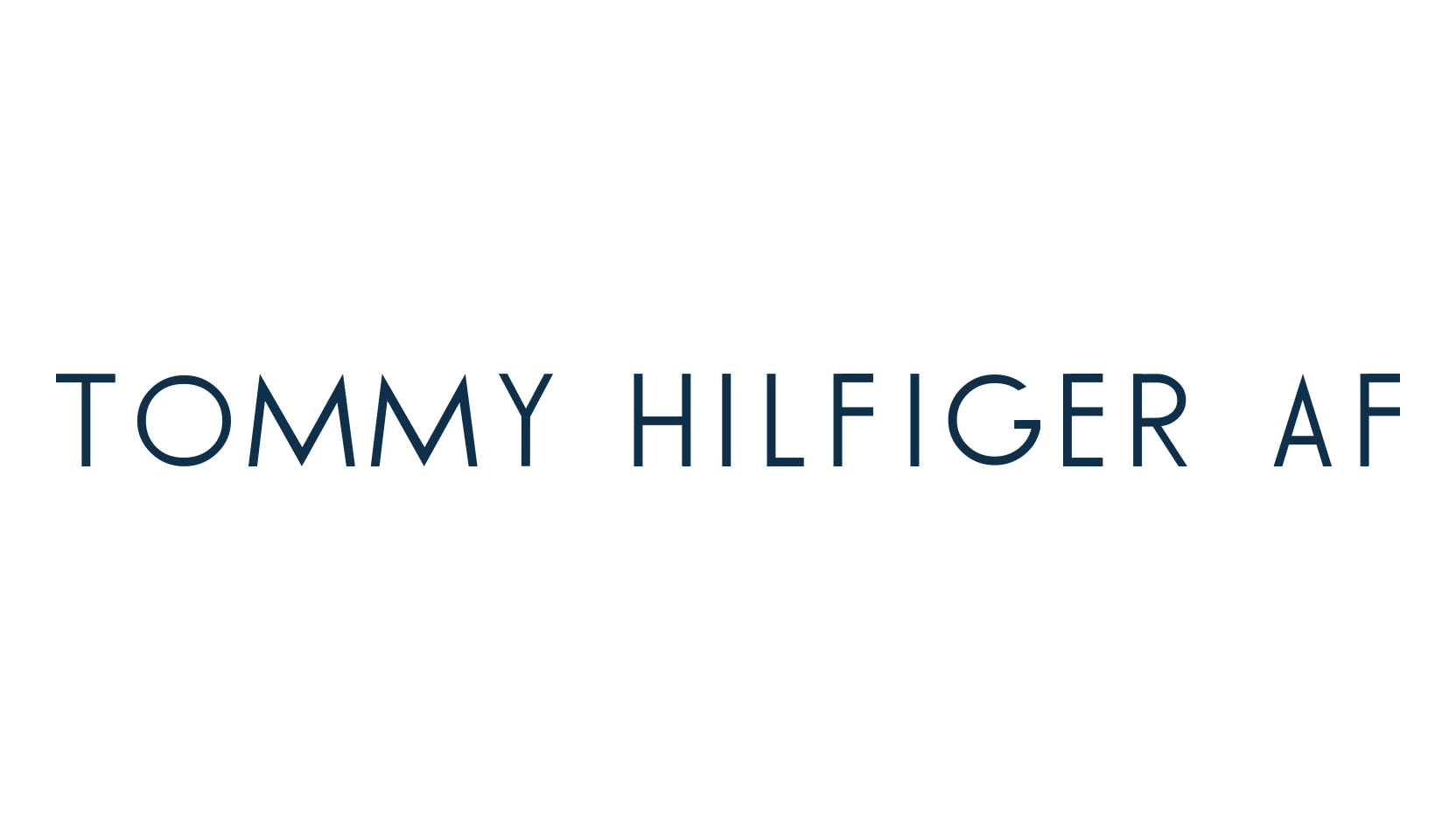 Tommy Hilfiger AF, basic sans serif font preview