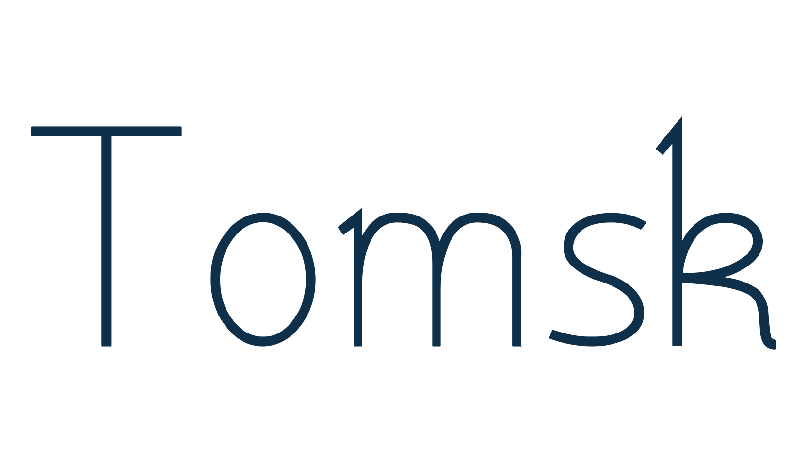 Tomsk, various font preview