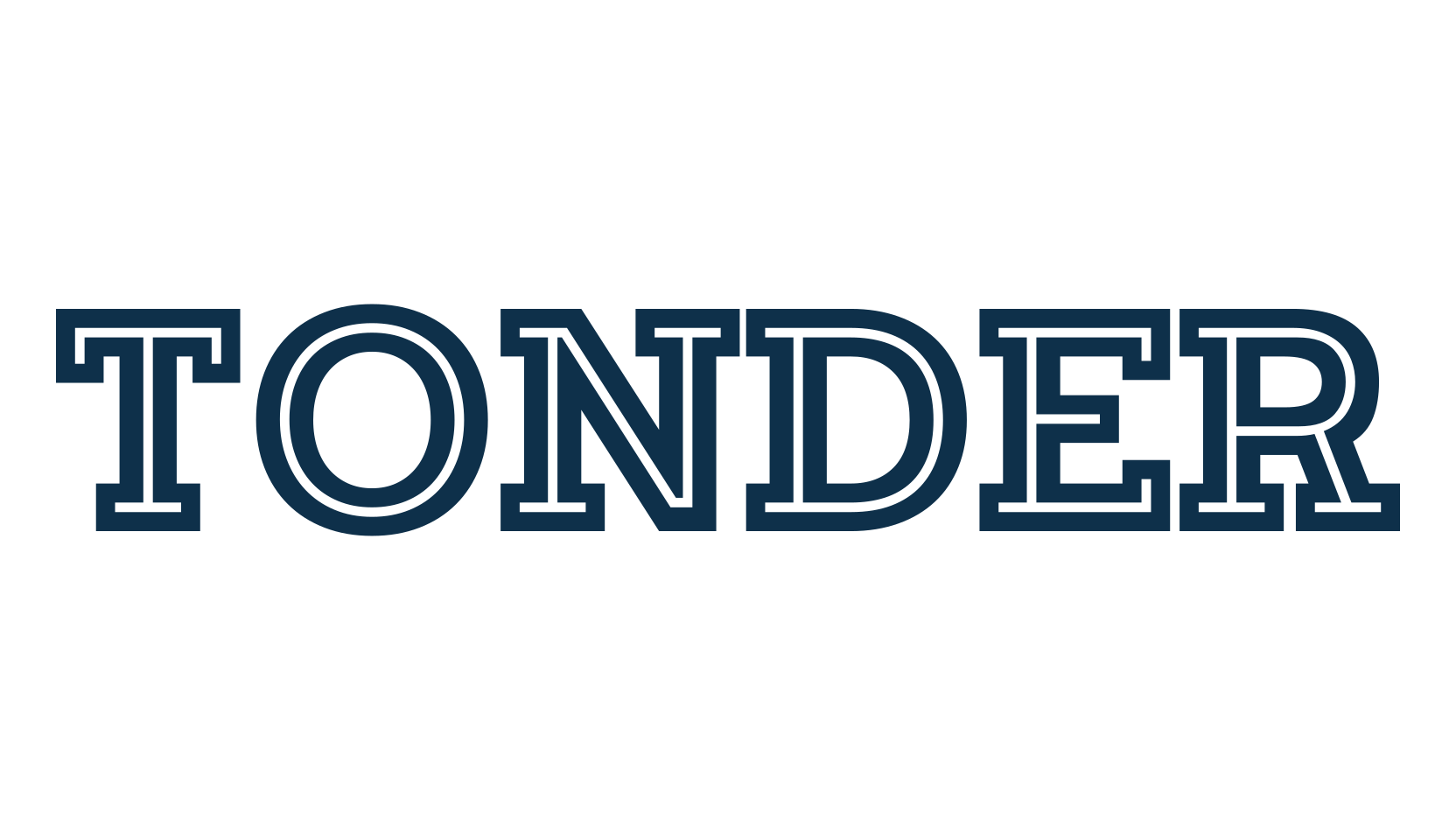 Tonder, basic serif font preview