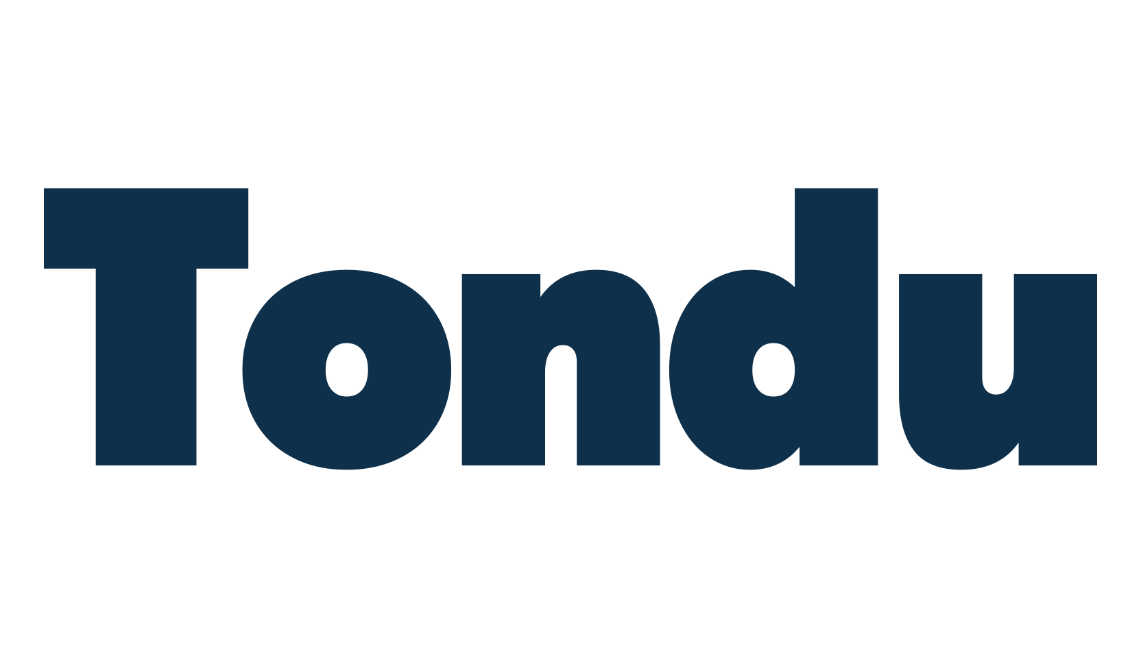 Tondu, sans serif font preview
