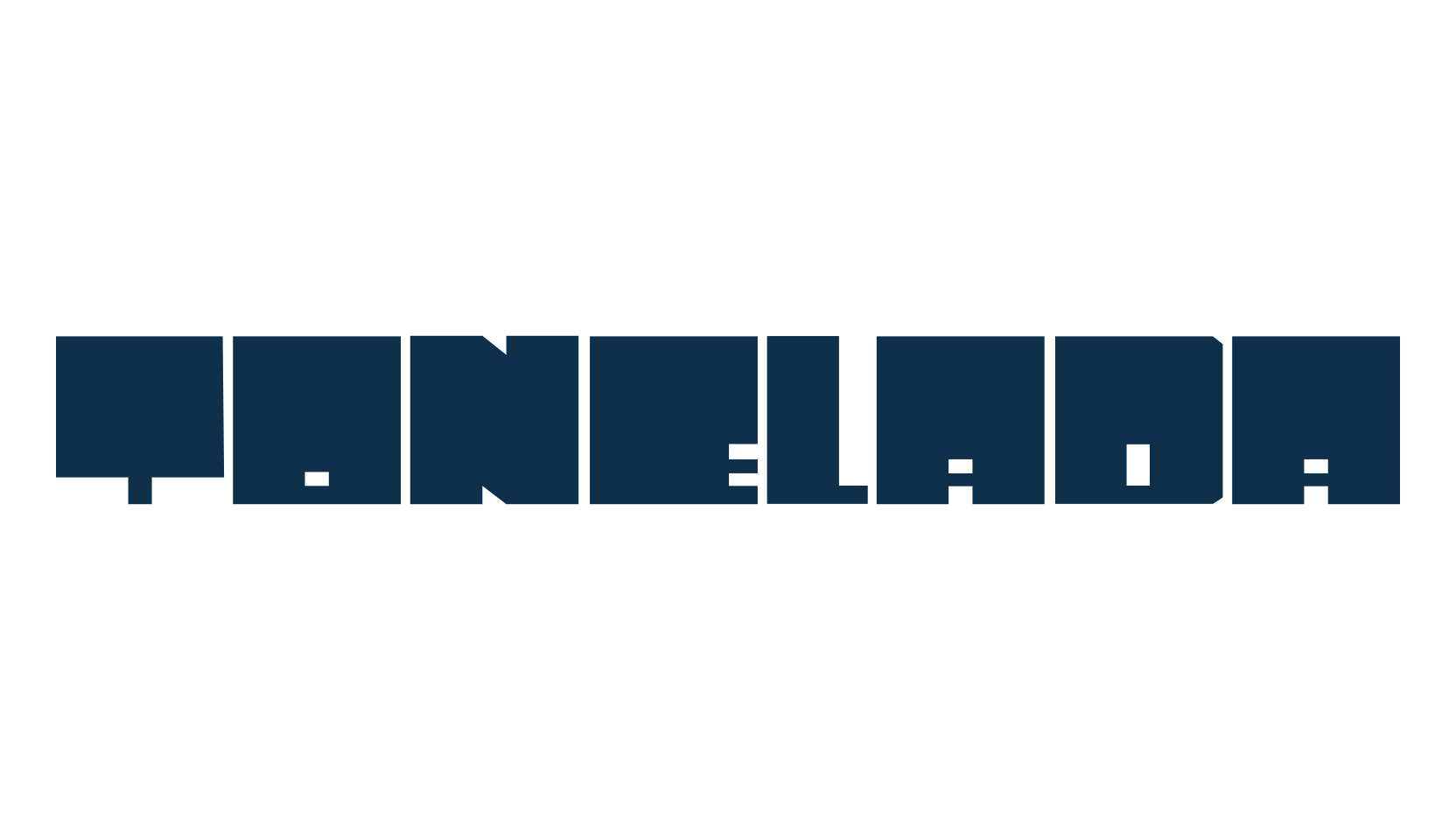 Tonelada, techno square sci-fi font preview