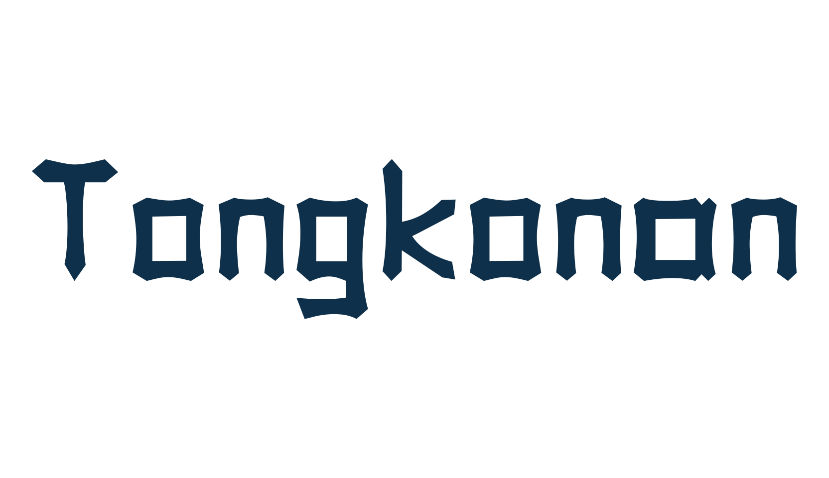 Tongkonan, foreign look chinese, jpn font preview