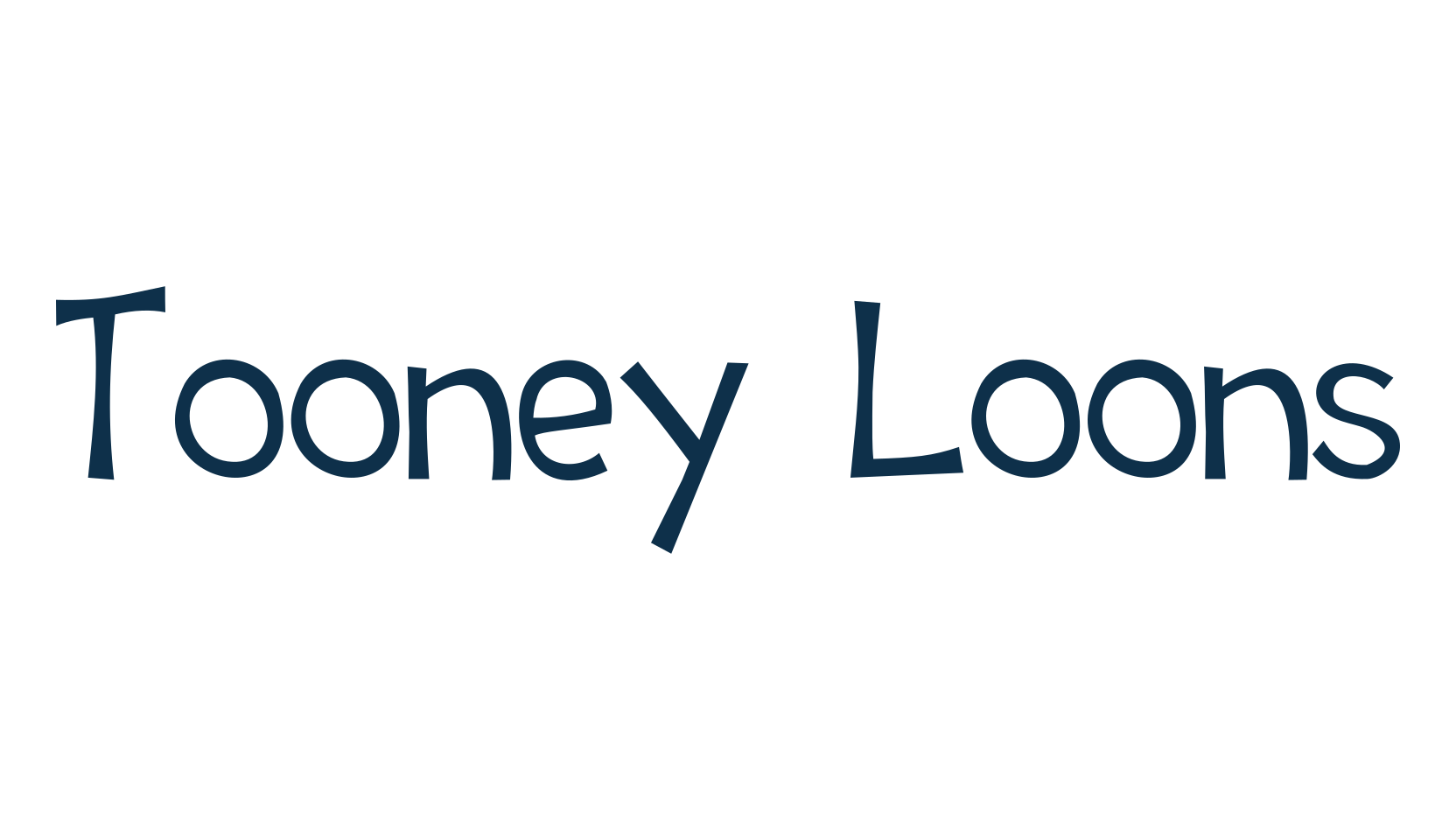 Tooney Loons, cartoon font preview
