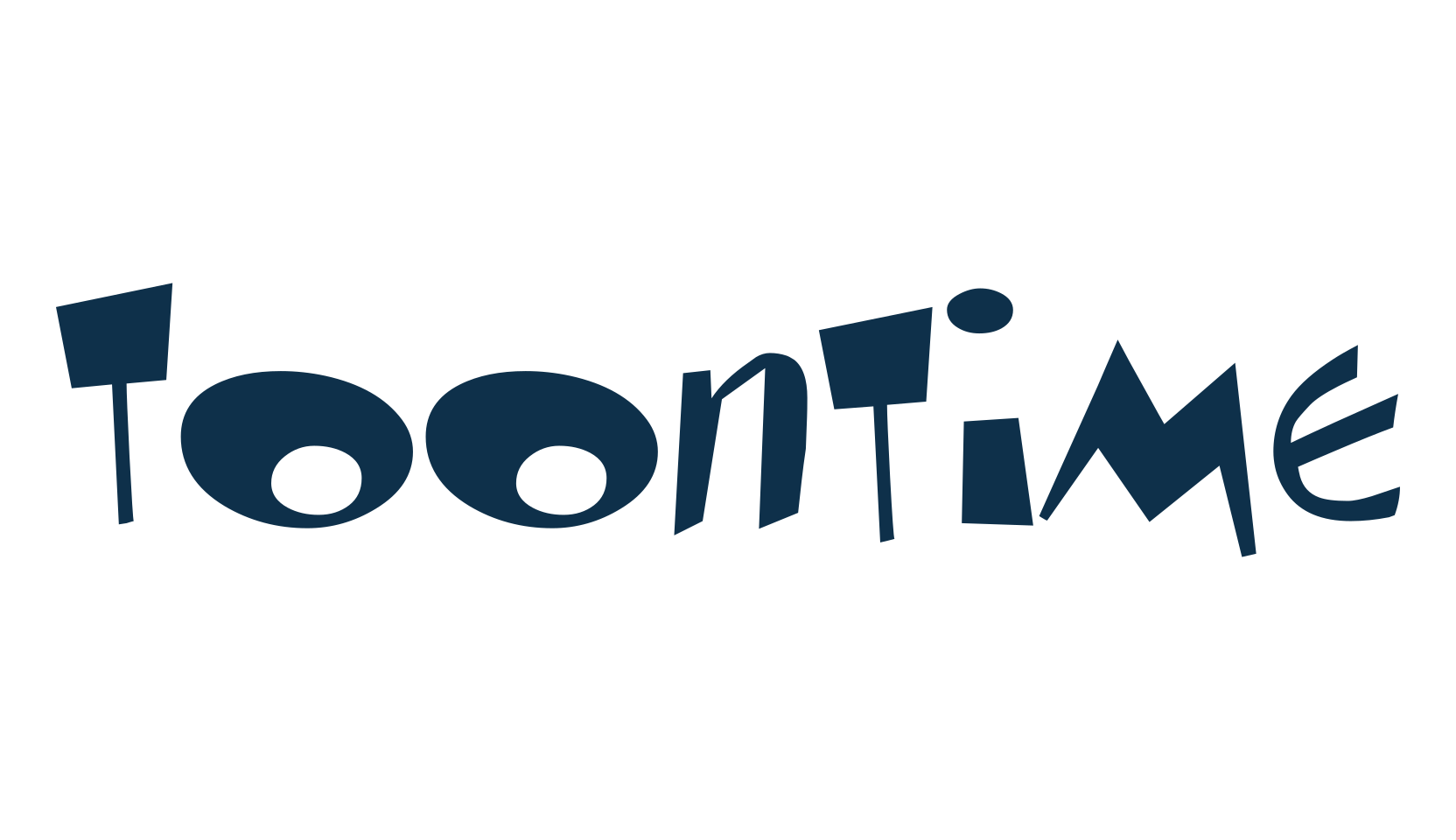 Toontime, cartoon font preview