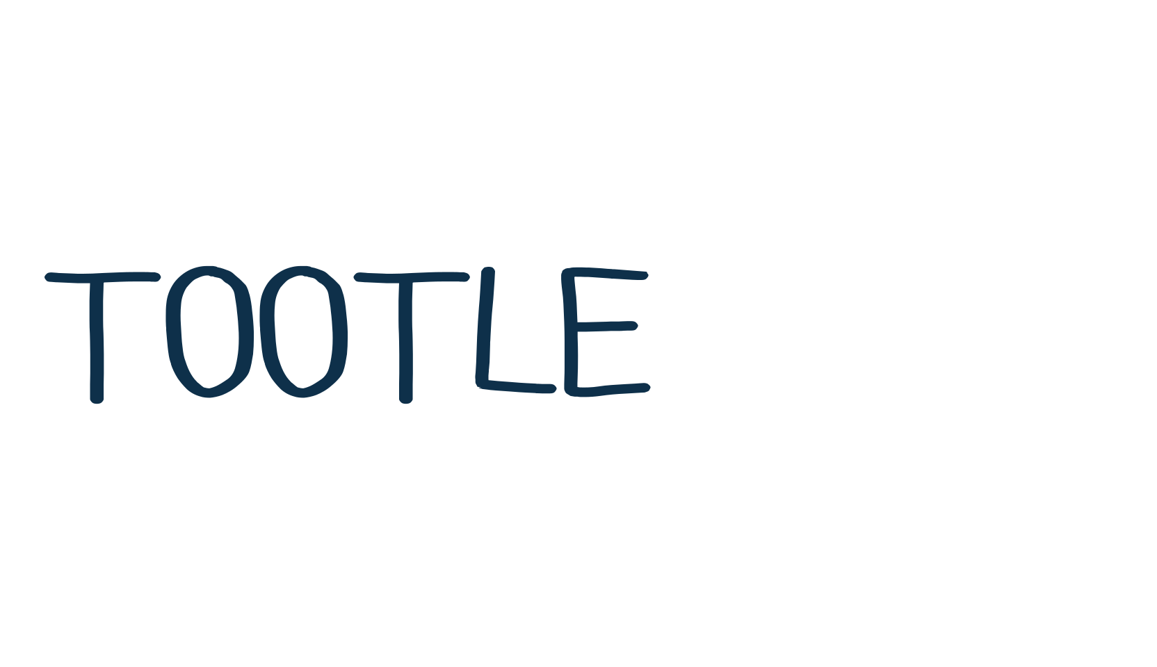 Tootle Play, fancy cartoon decorative comic font preview