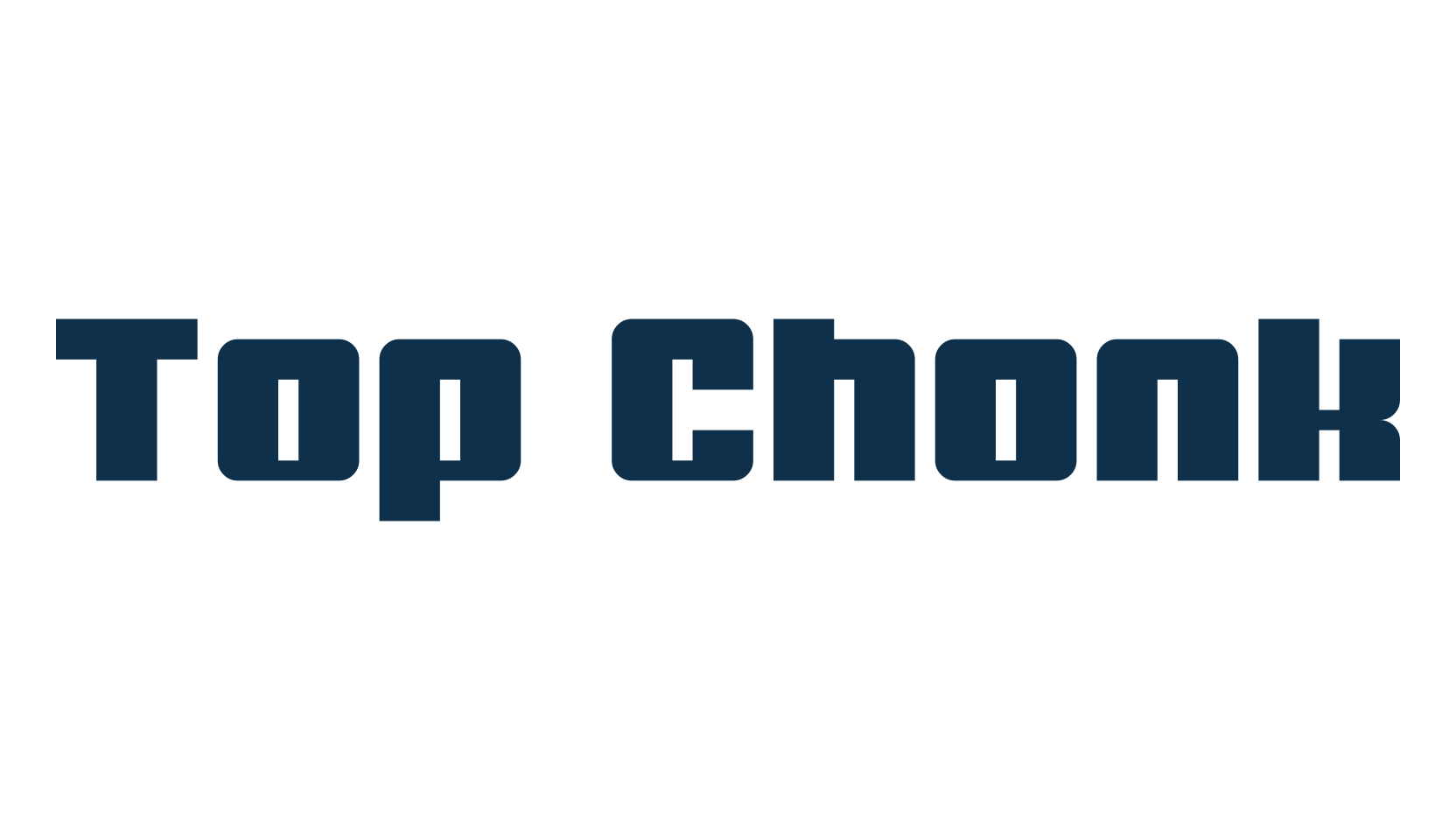 Top Chonk, sans serif font preview
