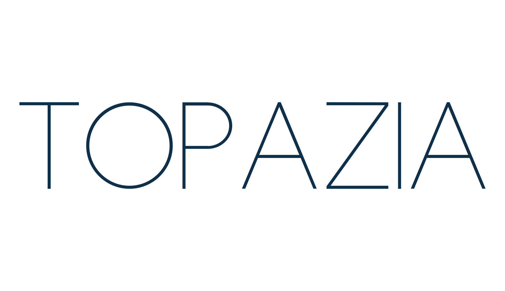 Topazia, sans serif font preview
