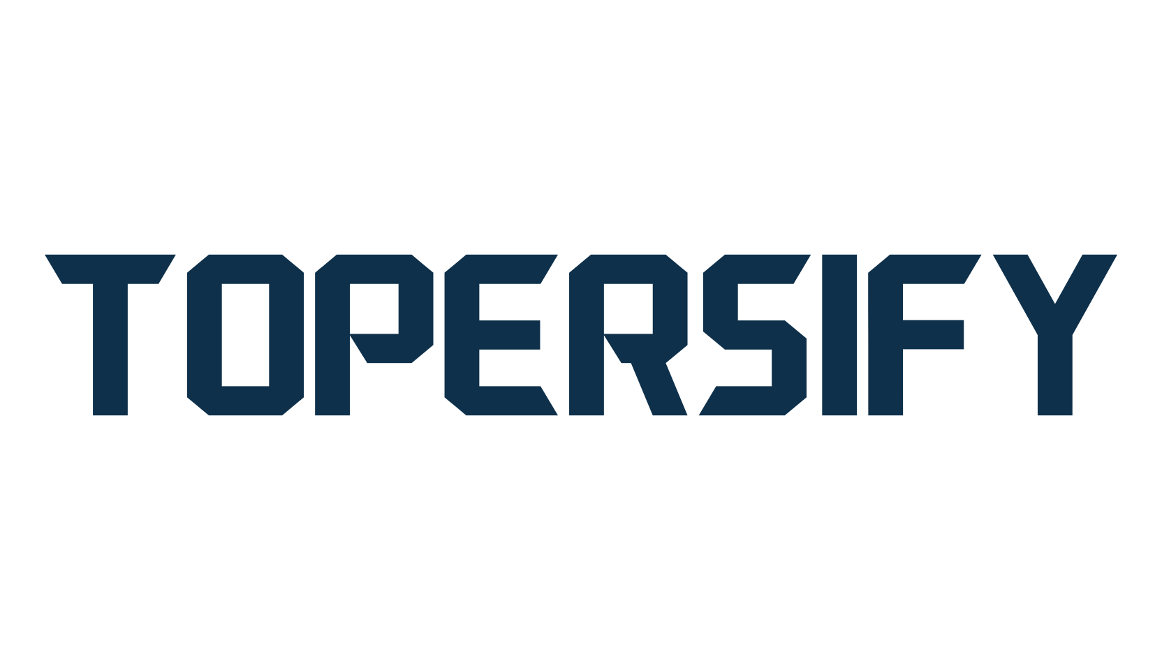 Topersify, fancy various techno sci-fi font preview