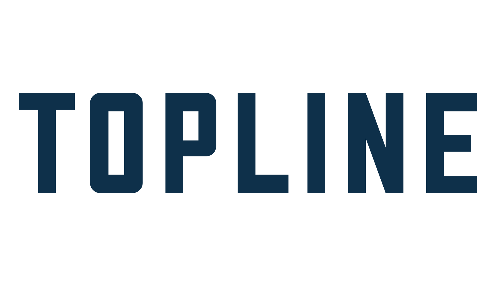 Topline, basic sans serif font preview