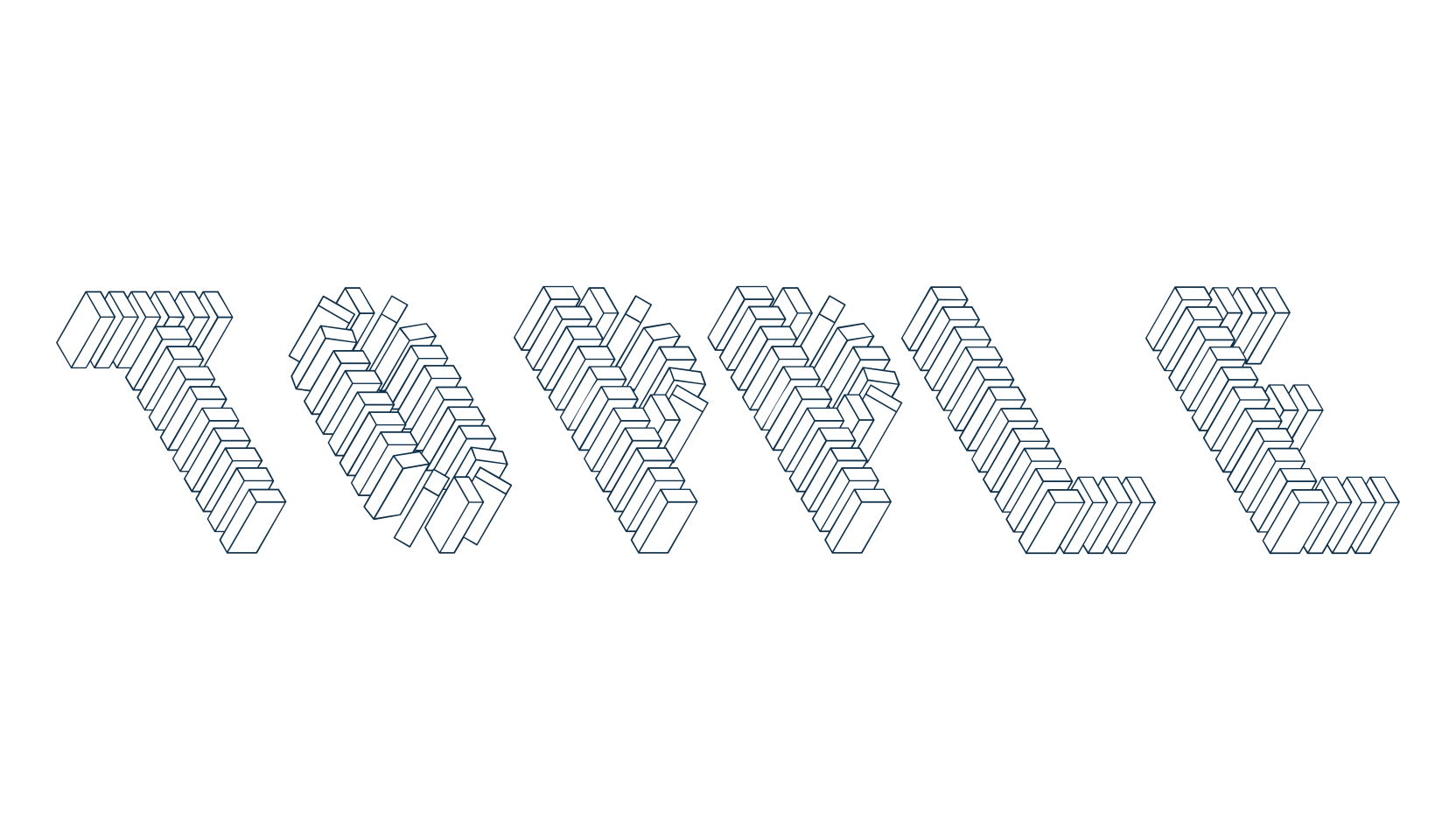 Topple, various font preview