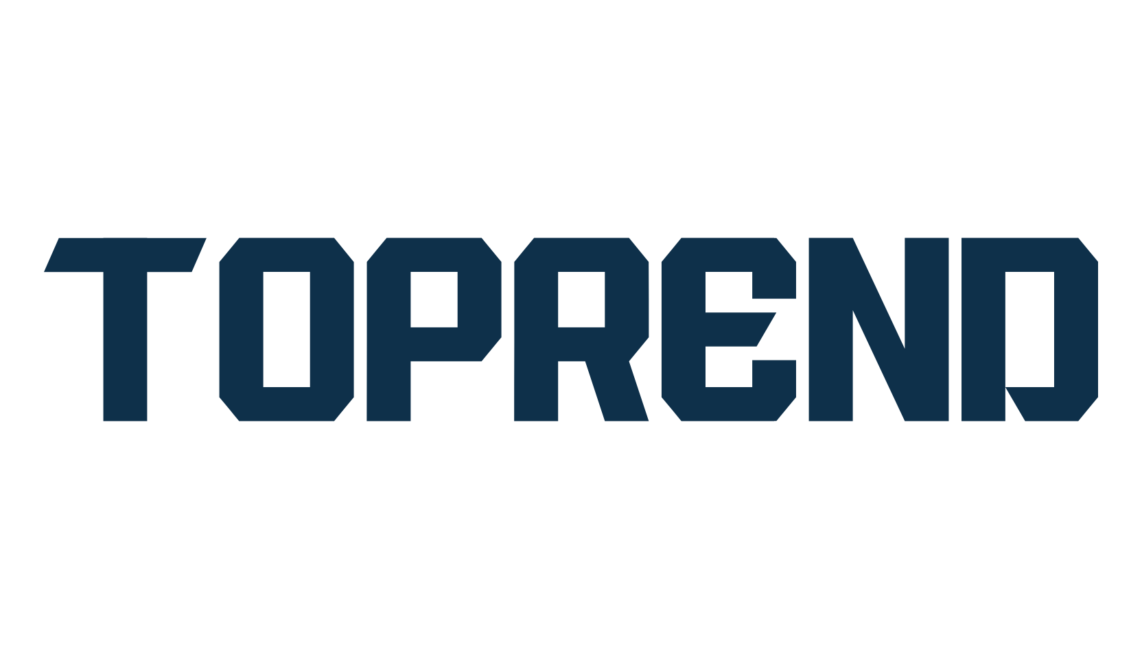 Toprend, fancy various techno sci-fi font preview