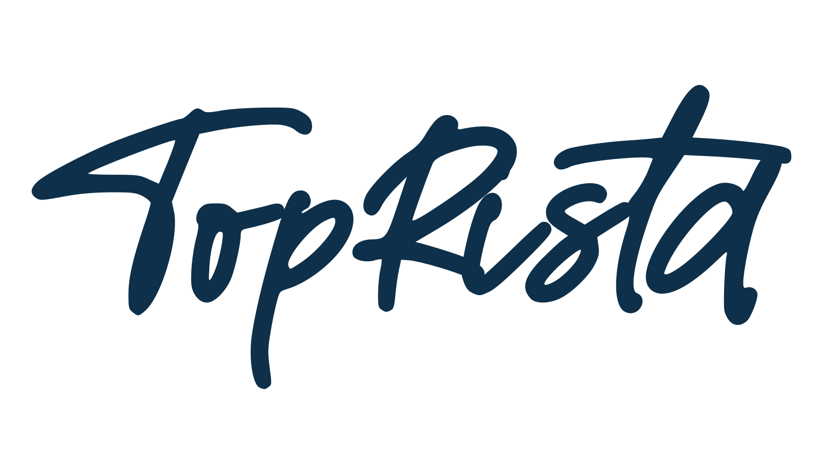 TopRista, handwriting font preview