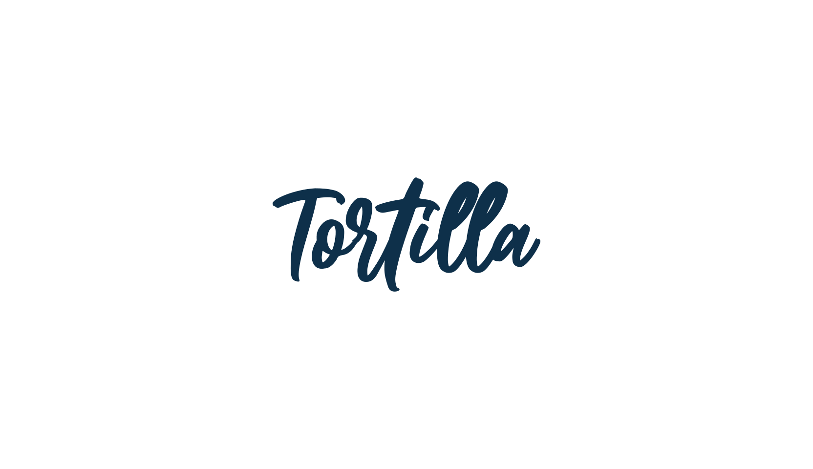 Tortilla (tortilla), script handwritten fancy decorative calligraphy font preview