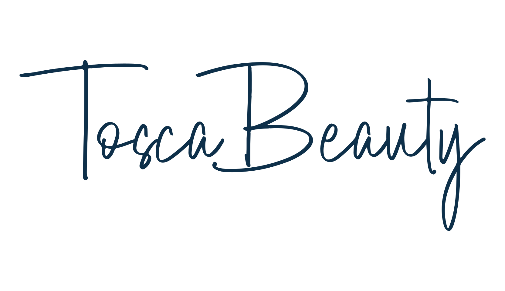 Tosca Beauty, script handwritten fancy decorative calligraphy font preview