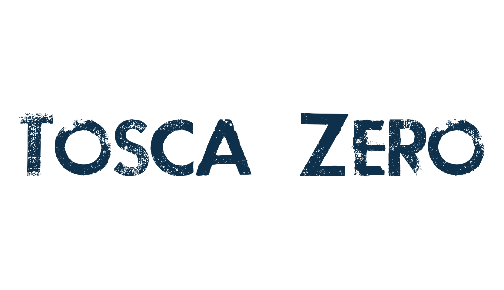 Tosca Zero, destroy font preview