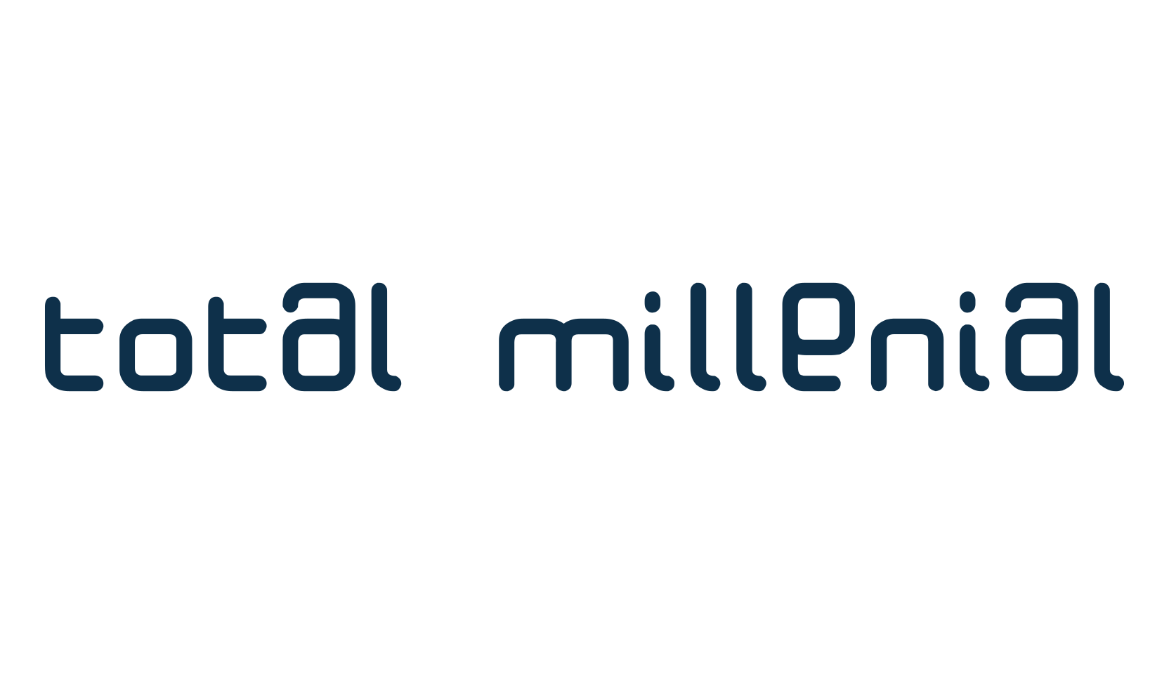 Total Millenial, fancy various techno sci-fi font preview