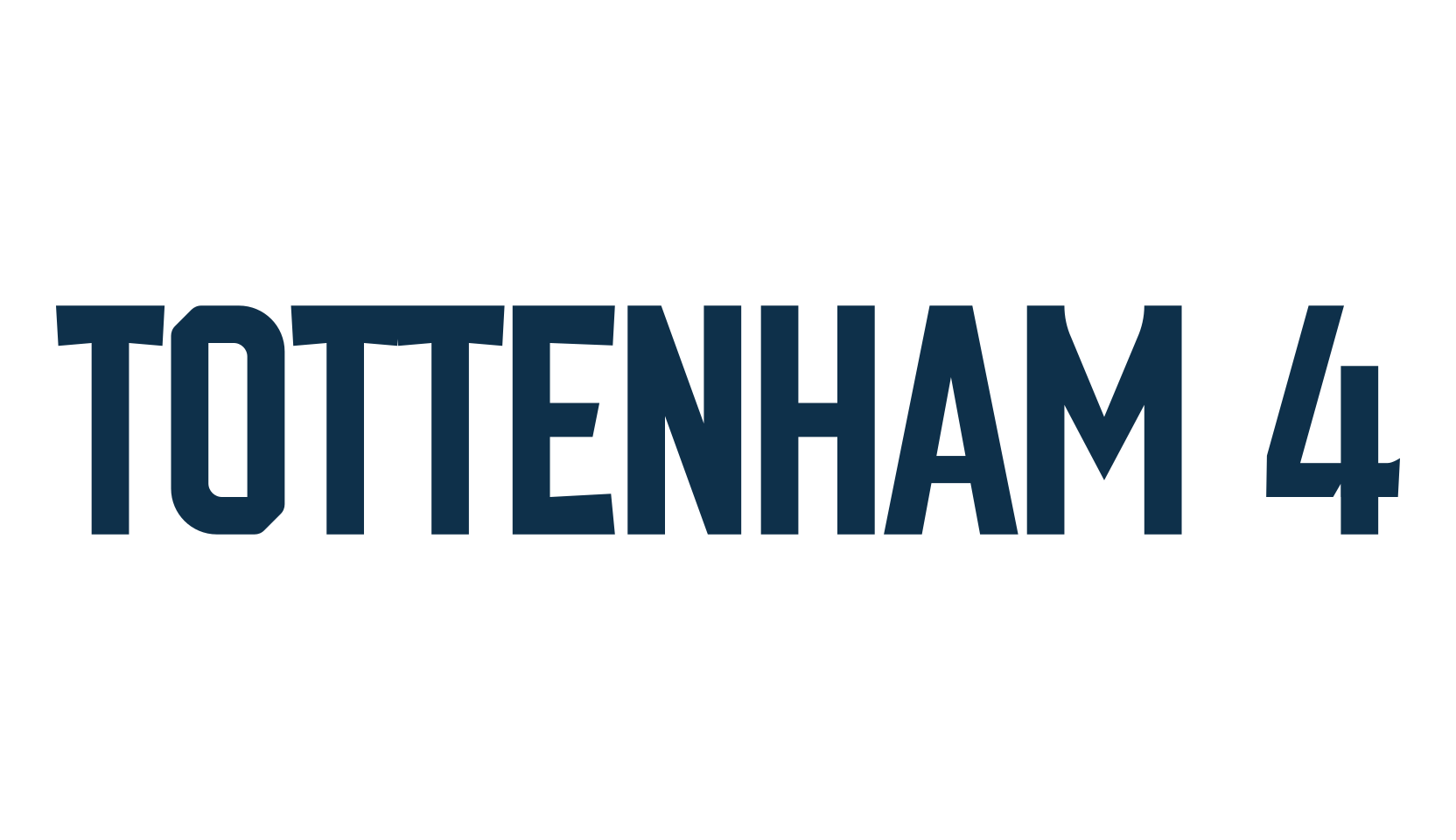Tottenham 4, handwriting font preview