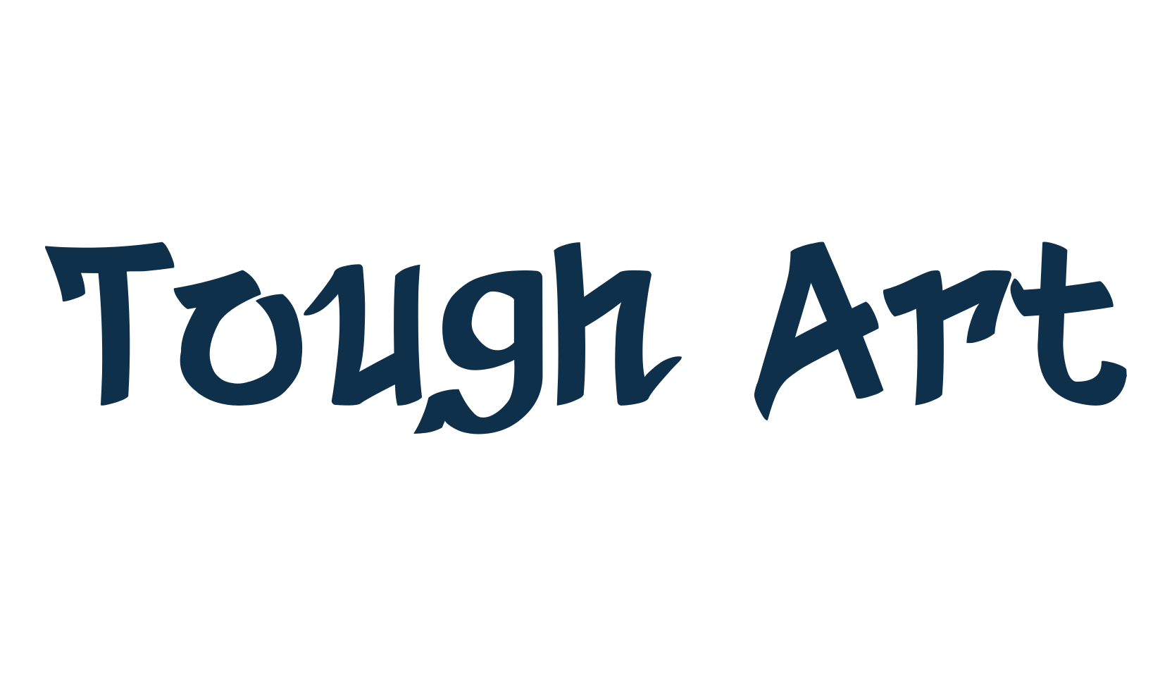 Tough Art, graffiti font preview