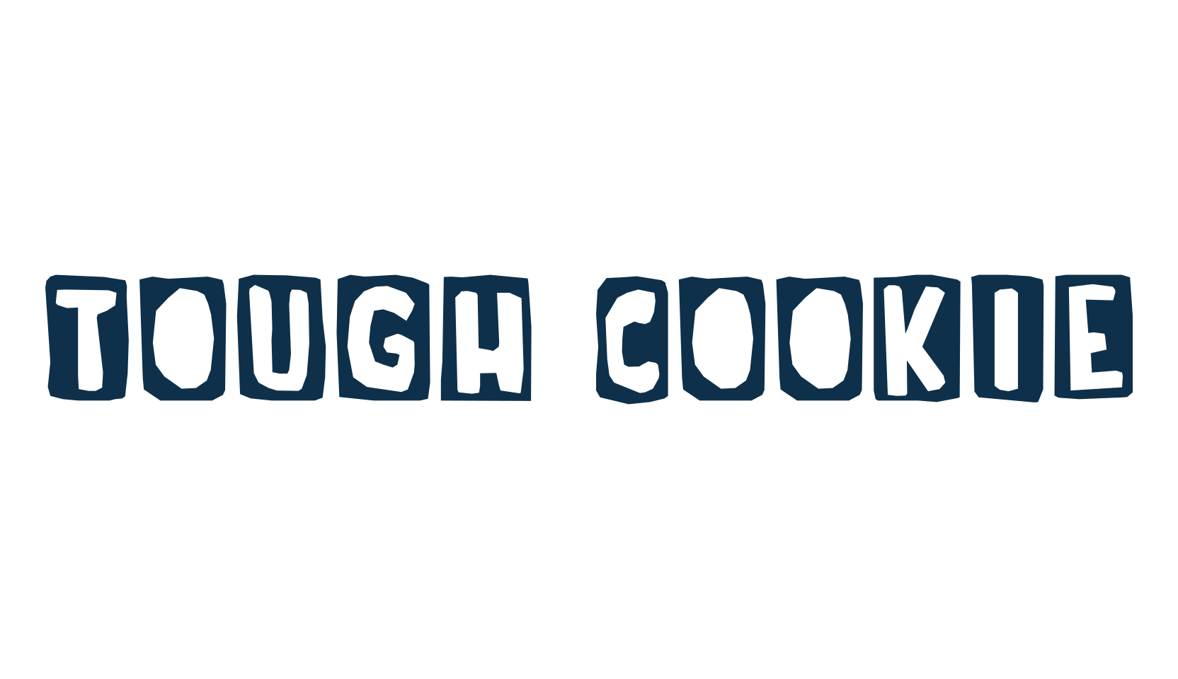 Tough Cookie, decorative font preview