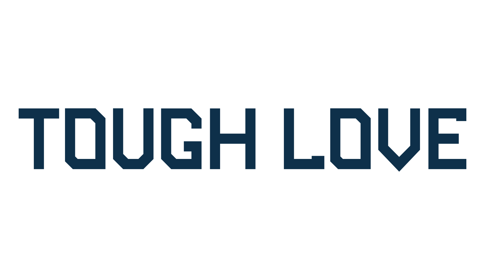 Tough Love, fancy various techno sci-fi font preview