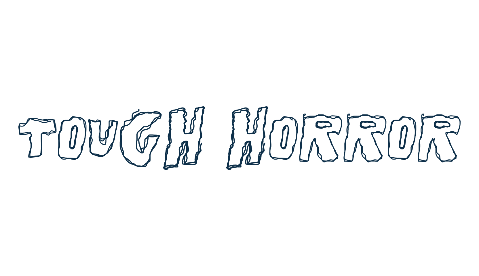 Tough Horror, halloween font preview