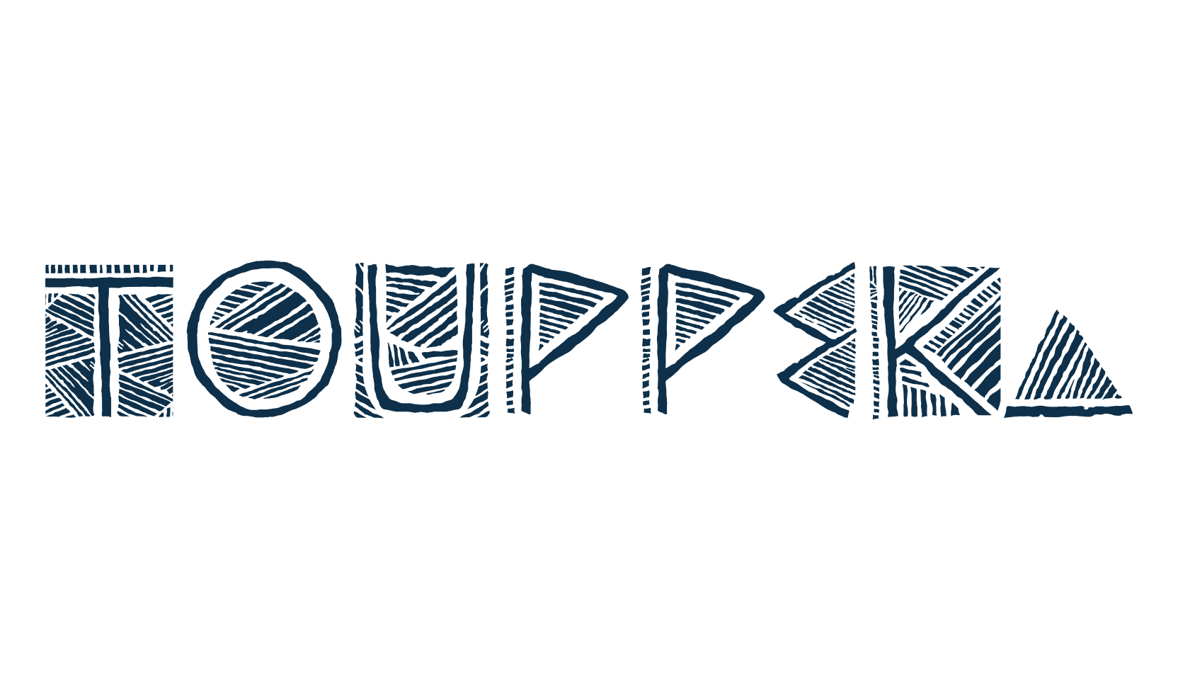 Touppeka, fancy decorative font preview