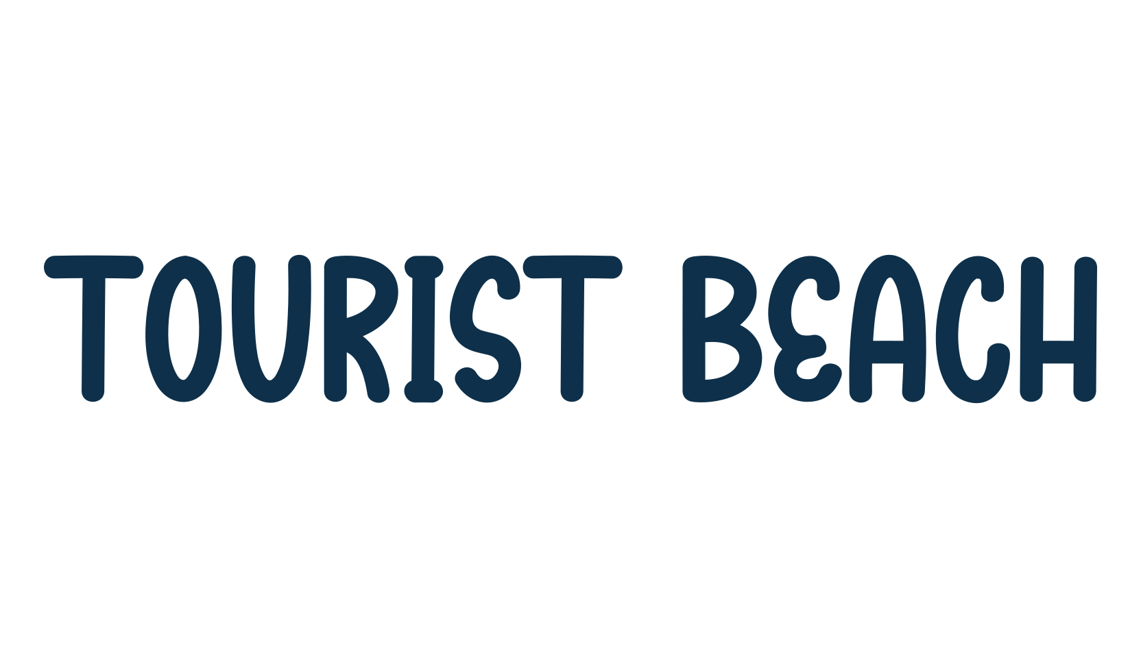 Tourist Beach, fancy various decorative script calligraphy font preview