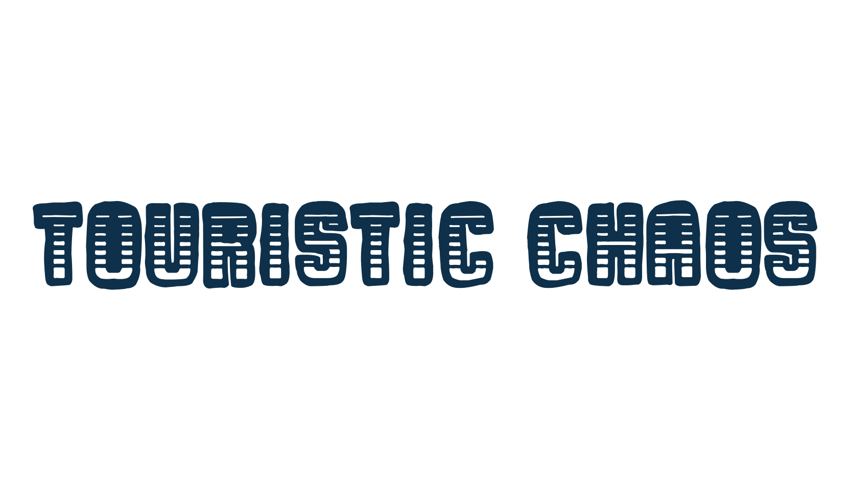 Touristic Chaos, fancy decorative font preview