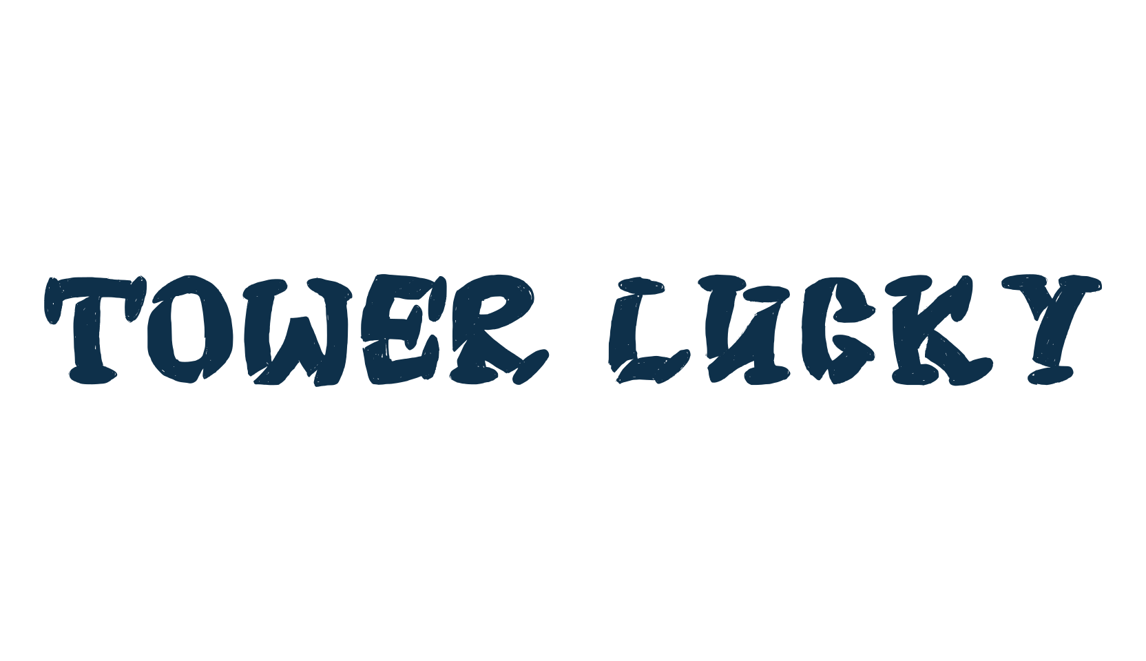 Tower Lucky, script graffiti fancy decorative calligraphy font preview