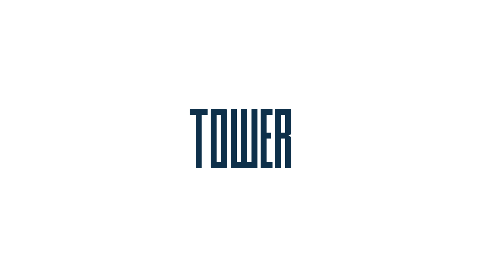 Tower, basic sans serif font preview