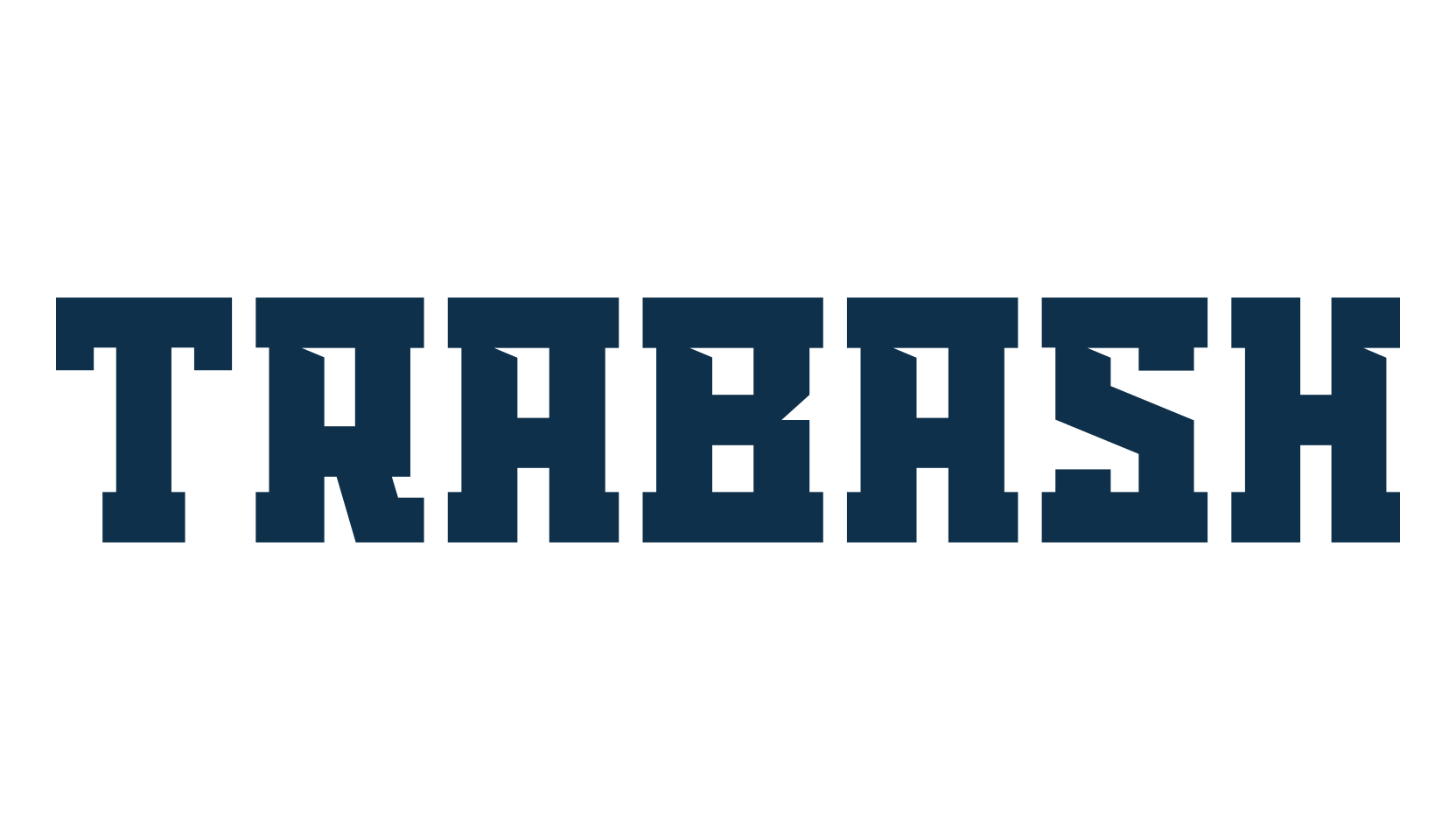 Trabash, foreign look russian font preview